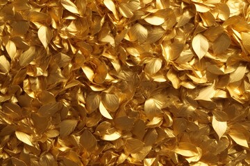 Gold texture, background. Generative AI.