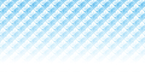 Abstract white and blue geometric background texture