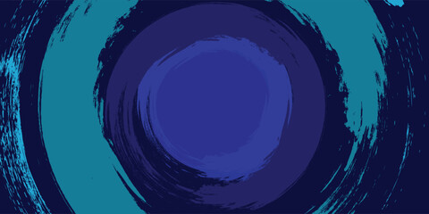 editable grunge vector circle style background derivative blue color combination - obrazy, fototapety, plakaty