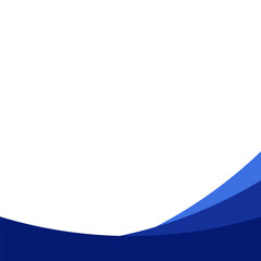 Obraz premium Footer Curve Element