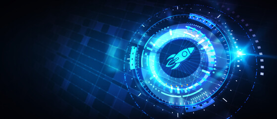 Start-up Funding Crowdfunding Investment Venture Capital Entrepreneurship. Business, technology, internet and networking concept. Illustration