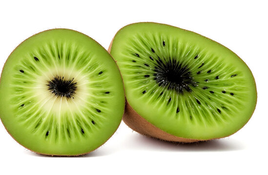 Kiwi fruid isolated on white background