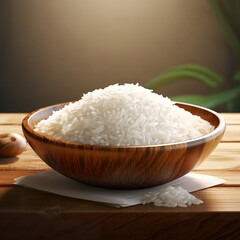 Obraz na płótnie Canvas A bowl of rice