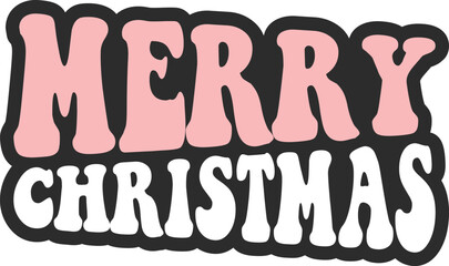 Christmas retro svg design digital download