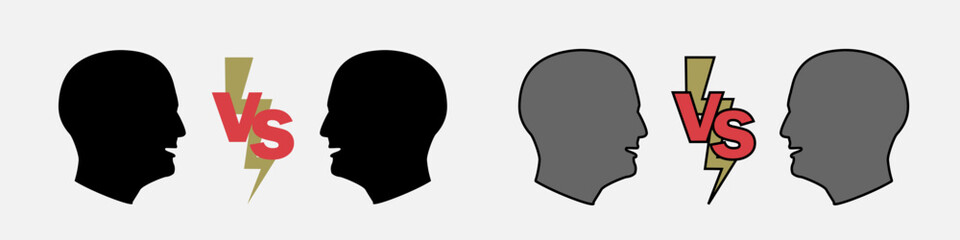 Versus battle vector