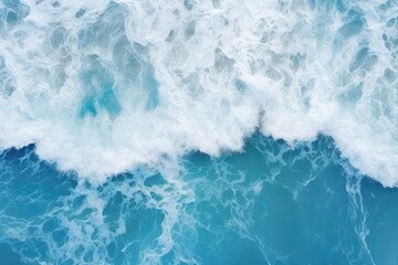 Fototapeta na wymiar Spectacular aerial top view background photo of ocean