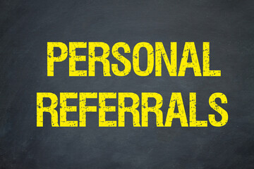 Personal Referrals	