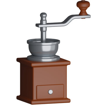 Coffee Grinder 3D Icon