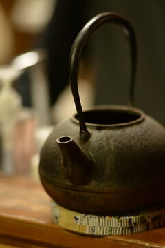 The Cast Iron Kettle called a "Tetsubin" in Japanese.