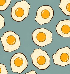 fried eggs, breakfast food background
