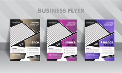 Elegant Business Flyer Template, Abstract business flyer, Modern advertise design. Brochure design, cover, poster, flyer, prints.