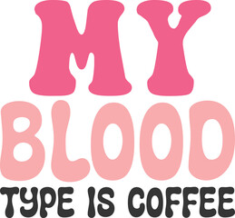 coffee retro svg design and digital download