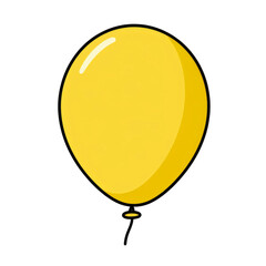 Illustration of a balloon isolated