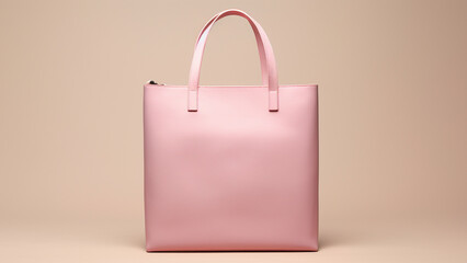 pink leather bag