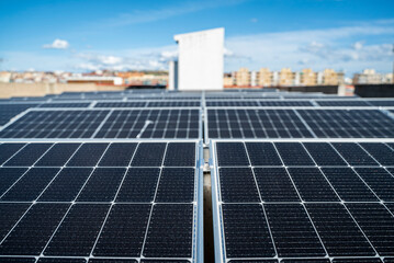 Obraz premium Placas solares casa renovables Solar Panel