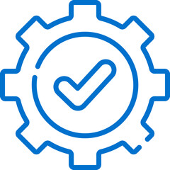 illustration of a icon automation check