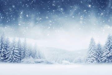 Winter background and copy space , generative ai