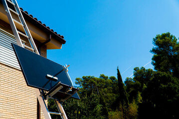 Obraz premium Placas solares casa renovables Solar Panel