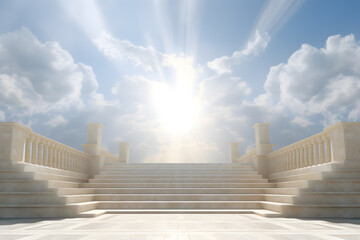 Stairway to Heavenly Serenity: Reaching Skyward for the Light