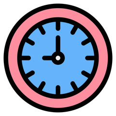 Vector Icon Clock, Time, Schedule, Watch, Wall Clock