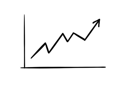 Doodle Graph going Up