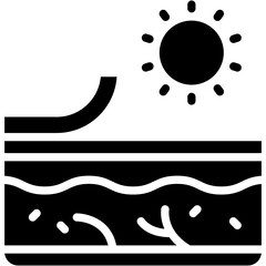 Vector Icon Day, Light, Dermatology, Sun, Epidermis, Healthcare