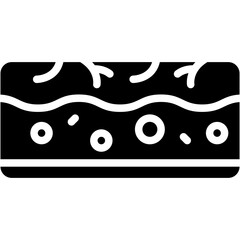 Vector Icon Cracked Skin, Skincare, Dermatology, Beauty, Epidermis, Healthcare And Medical