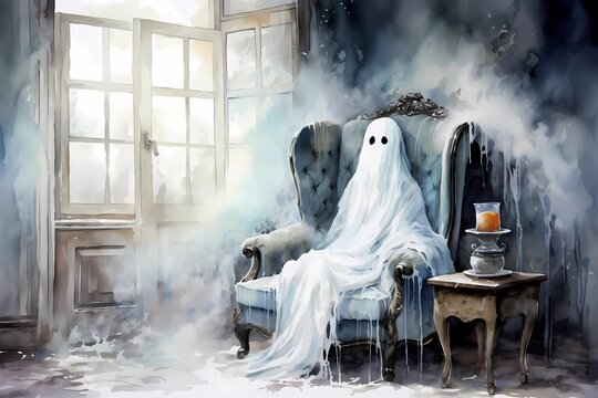 ghost image, halloween background,