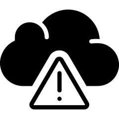 Cloud storage icon symbol vector image. Illustration of the database server hosting cloud system digital design image