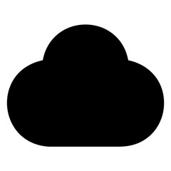 Cloud storage icon symbol vector image. Illustration of the database server hosting cloud system digital design image