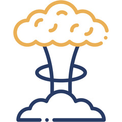 Vector Icon Explosion, Blast, Attack, Shockwave, Weapons, Radiation