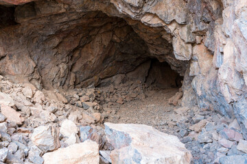 Entrance to a cave in southern Spain