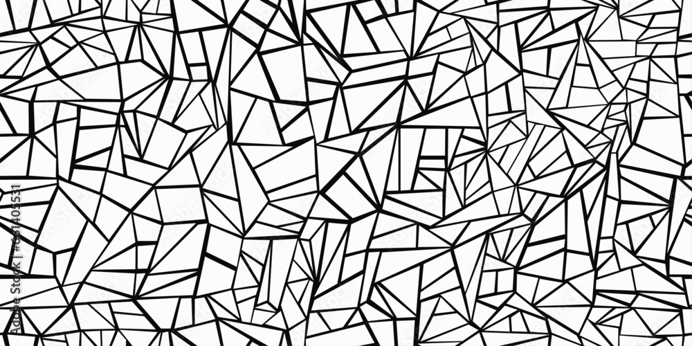 Poster broken white forms of dried earth or cracked glass. seamless pattern of broken shards, cracked shell
