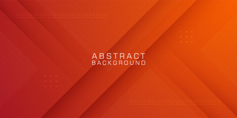 Abstract orange background with stripe, shapes and shadow pattern. Trendy orange design. Cool and modern concept. Eps10 vector