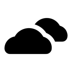 Cloud storage icon symbol vector image. Illustration of the database server hosting cloud system digital design image
