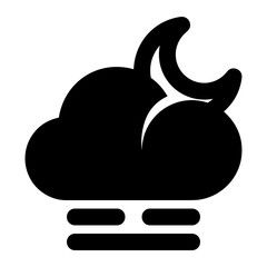 Cloud storage icon symbol vector image. Illustration of the database server hosting cloud system digital design image