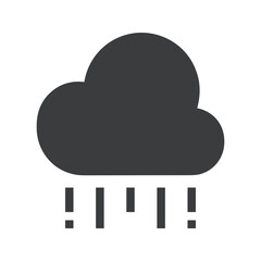 Cloud storage icon symbol vector image. Illustration of the database server hosting cloud system digital design image