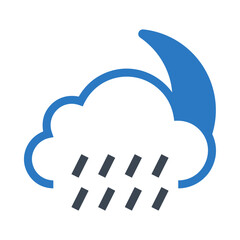 Cloud storage icon symbol vector image. Illustration of the database server hosting cloud system digital design image