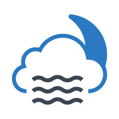 Cloud storage icon symbol vector image. Illustration of the database server hosting cloud system digital design image