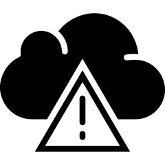 Cloud storage icon symbol vector image. Illustration of the database server hosting cloud system digital design image