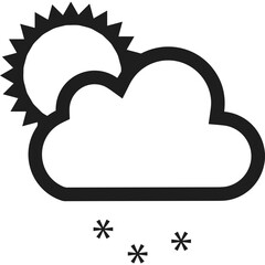 Cloud storage icon symbol vector image. Illustration of the database server hosting cloud system digital design image