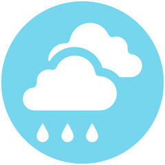 Cloud storage icon symbol vector image. Illustration of the database server hosting cloud system digital design image