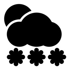 Cloud storage icon symbol vector image. Illustration of the database server hosting cloud system digital design image