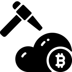 Cloud storage icon symbol vector image. Illustration of the database server hosting cloud system digital design image