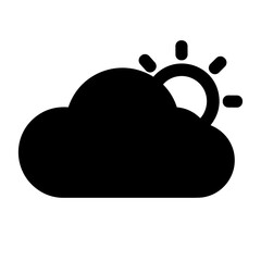 Cloud storage icon symbol vector image. Illustration of the database server hosting cloud system digital design image