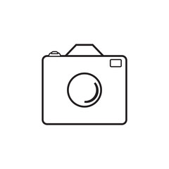 camera icon logo vector design