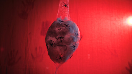 Decorative Spiders Nest For Halloween