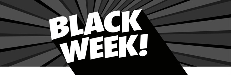 Black week - obrazy, fototapety, plakaty