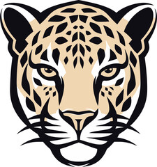 Pouncing Panther in Vector Mysterious Monochrome Mark of the Cheetah