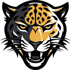 Moonlit Sprint Cheetah Logo Prowling Cheetah Vector Art